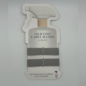 Silicone Label Bands 2 Count